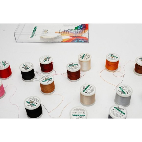 Madeira #40 Rayon Embroidery Thread 200m Each 18 Rolls Crafts Mixed Colors #1 - Picture 5 of 7